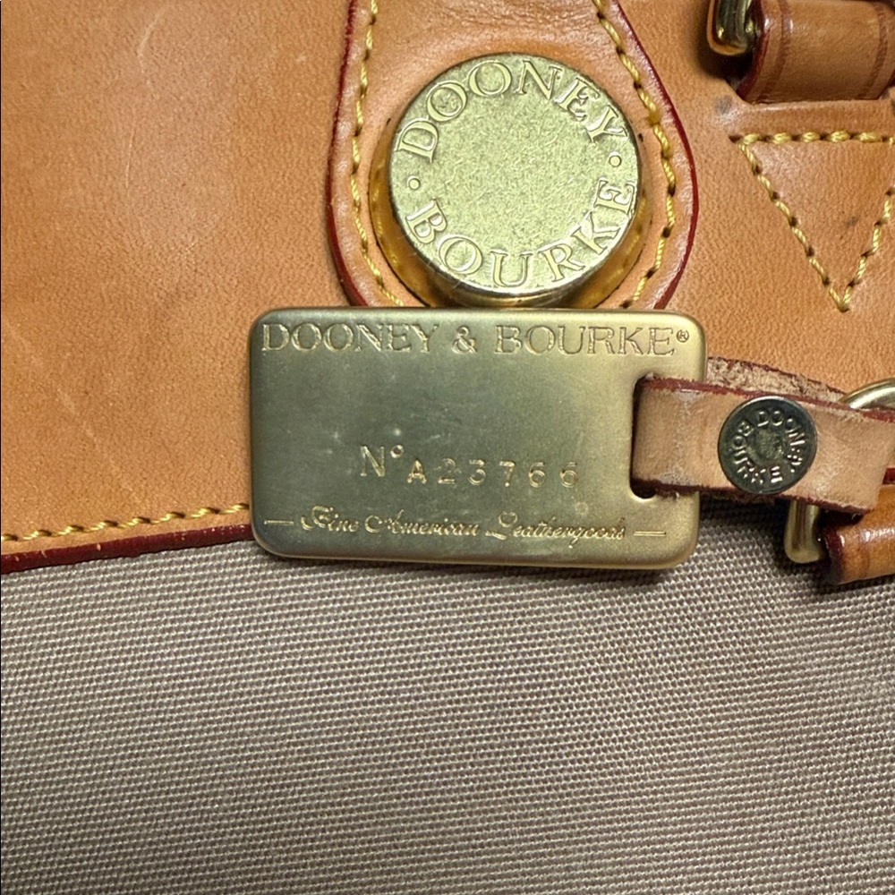 Dooney & Bourke Tan and Brown Tote